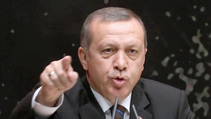 Le Premier ministre turc Recep Tayyip Erdogan, le 25 juin 2014 à Ankara
