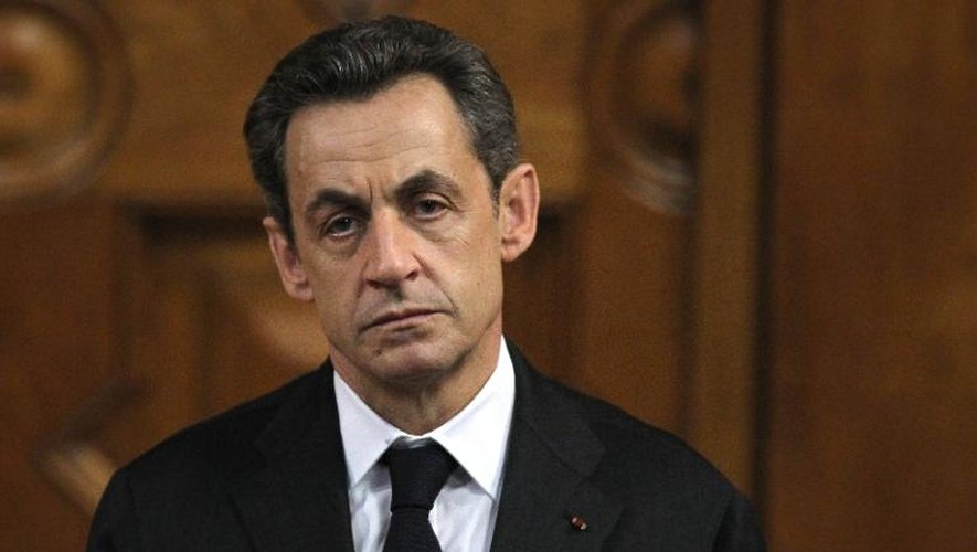 Nicolas Sarkozy, à Nice, le 9 mars 2012