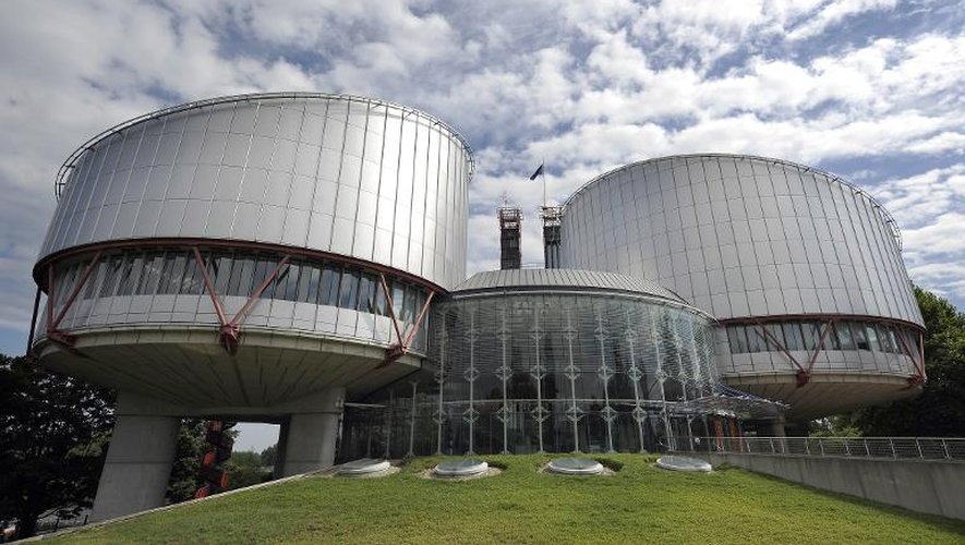 Photo d'archives du siège de la cour européenne des droits de l'homme à Strasbourg, le 1er aout 2010