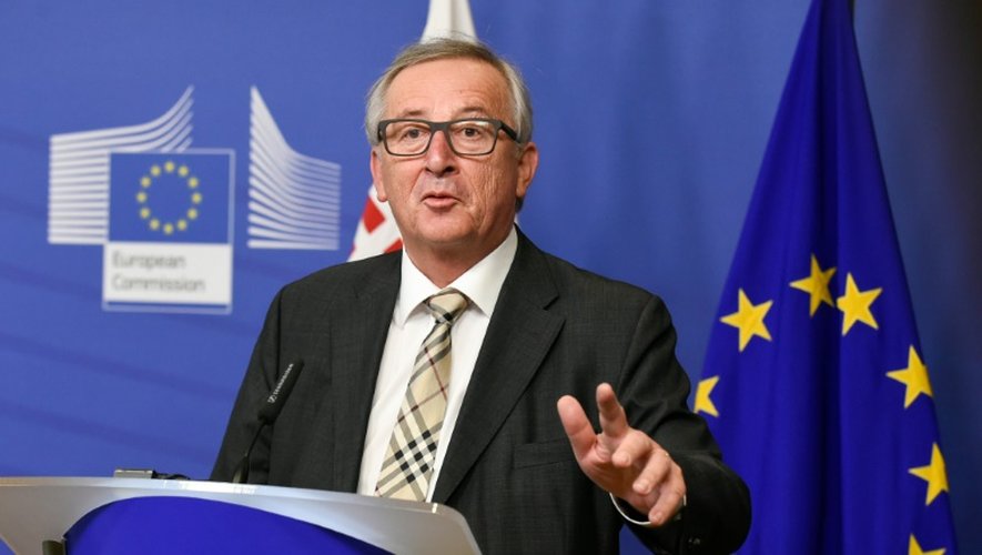 Le président de la Commission européenne, Jean-Claude Juncker à Bruxelles, le 1er juin 2016