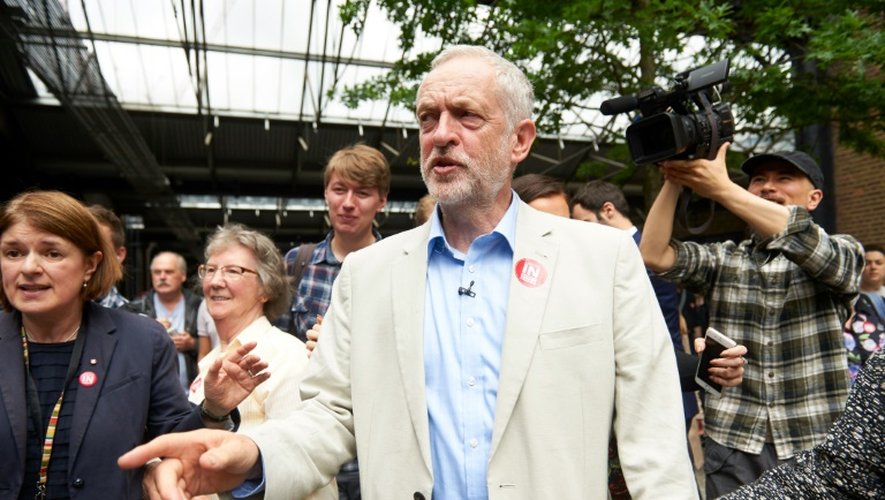 Jeremy Corbyn le 22 juin 2016 à Londres