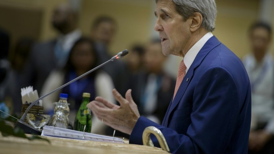 Le Secrétaire d'Etat américain John Kerry le 5 août 2015 à Kuala Lumpur