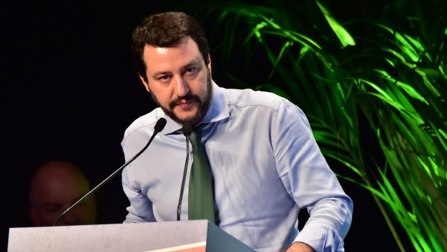 Matteo Salvini, de la Ligue du Nord, à Milan le 28 janvier 2016