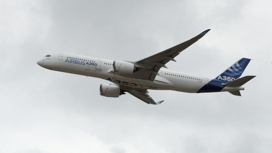 Un Airbus A350 au Bourget, près de Paris, le 21 juin 2013