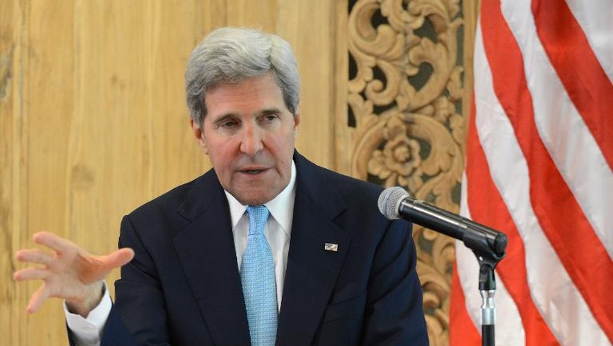 Le secrétaire d'Etat américain John Kerry à Bali, le 7 octobre 2013