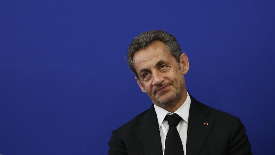 L'ex président Nicolas Sarkozy à Nice, le 10 mars 2014