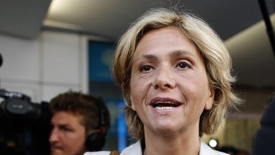 Valérie Pécresse (UMP) au siège de l'UMP à Paris le 24 juin 2014