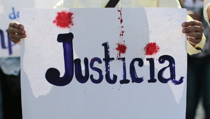 Manifestion contre l'assassinat d'un journaliste au Mexique, à Acapulco, le 4 août 2015