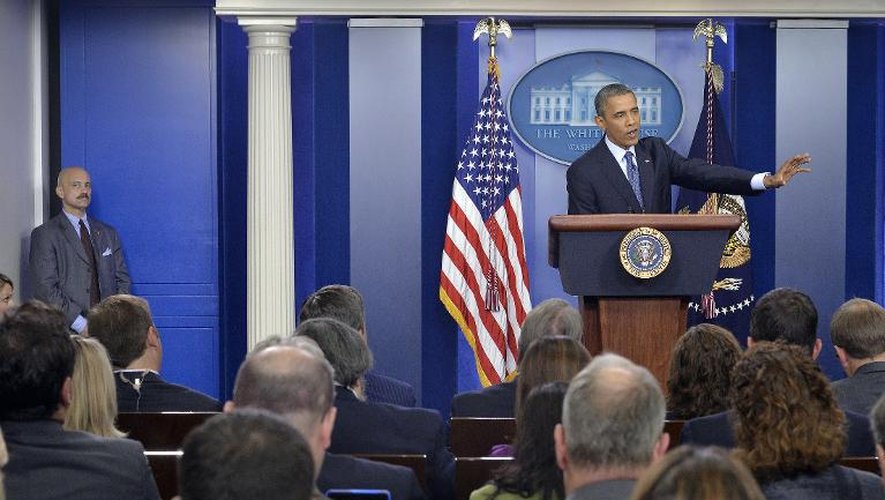 Barack Obama à Washington, le 8 octobre 2013
