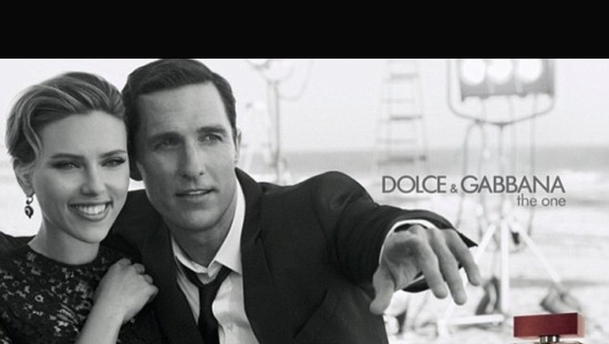 Scarlett Johansson et Matthew McConaughey ensemble  pour Dolce et Gabbana &quot;The One&quot;