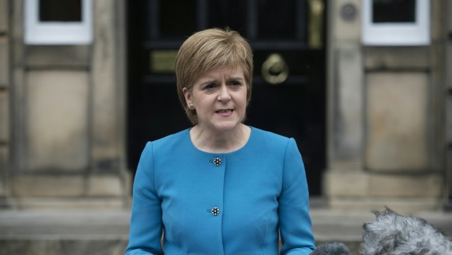 La Premier ministre écossaise, Nicola Sturgeon, le 25 juin 2016 à Edimbourg