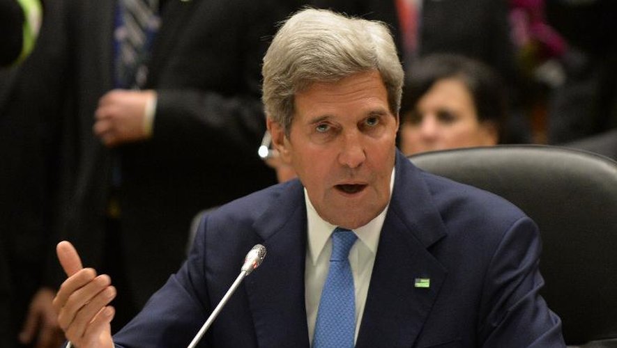 John Kerry, secrétaire d'Etat américain, le 9 octobre 2013 à Brunei