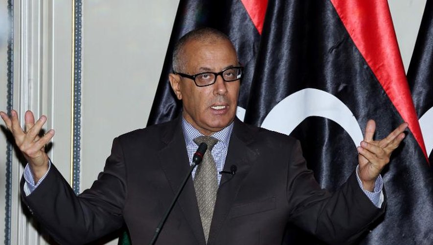 Le Premier ministre libyen Ali Zeidan, le 29 juillet 2013 à Tripoli