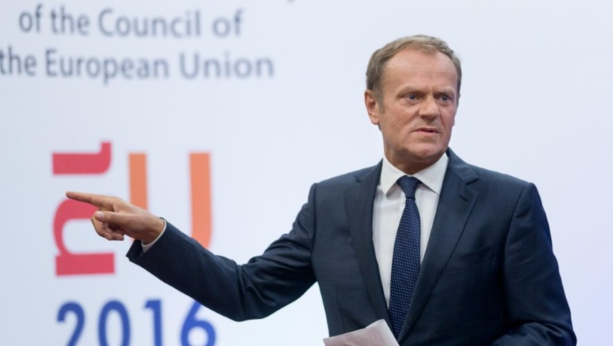 Le président du conseil européen Donald Tusk le 24 juin 2016 à Bruxelles