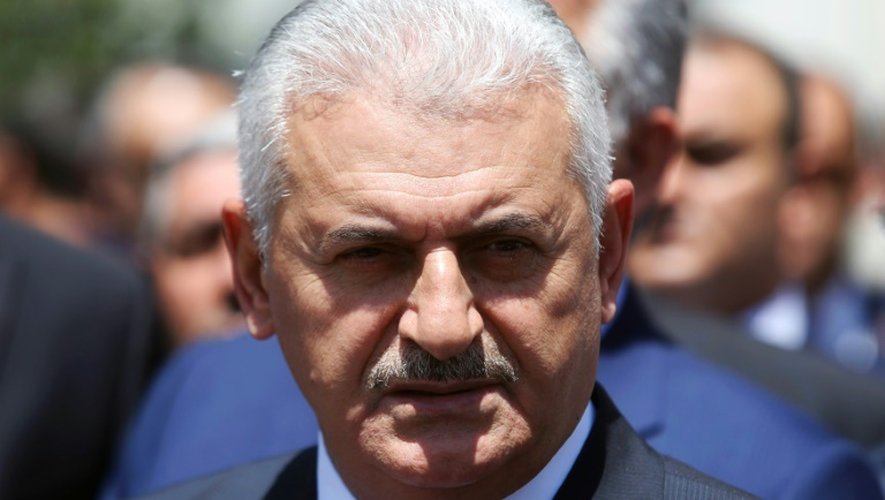 Le Premier ministre turc Binali Yildirim, le 24 juin 2016 à Ankara