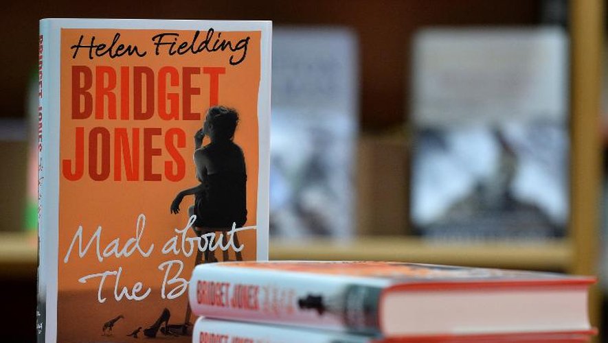 Troisième volume de la saga Bridget Jones, "Bridget Jones: Mad About The Boy", de l'auteur britannique Helen Fielding à Londres le 10 octobre 2013