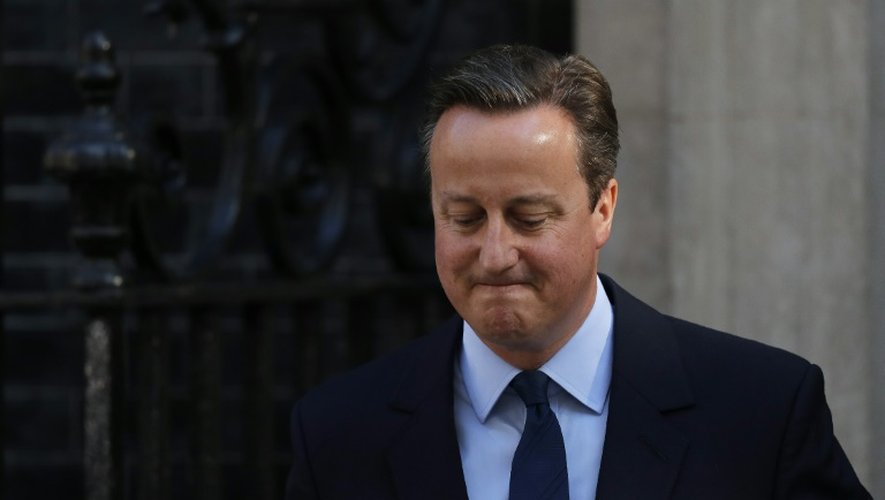 Le Premier ministre David Cameron le 24 juin 2016 à Londres