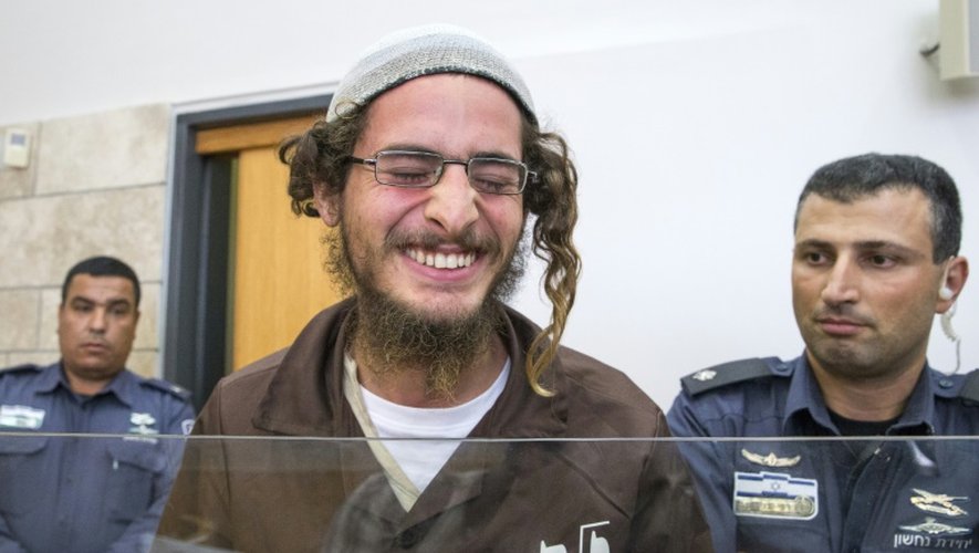 Meïr Ettinger est présenté à la cour de justice de Nazareth, en Israël, le 4 août 2015