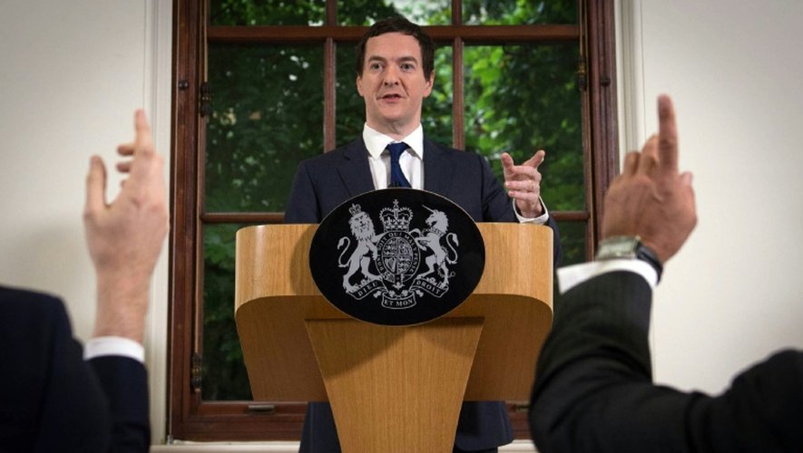 Le chancelier de l'Echiquier George Osborne fait une déclaration le 27 juin 2016, à Londres