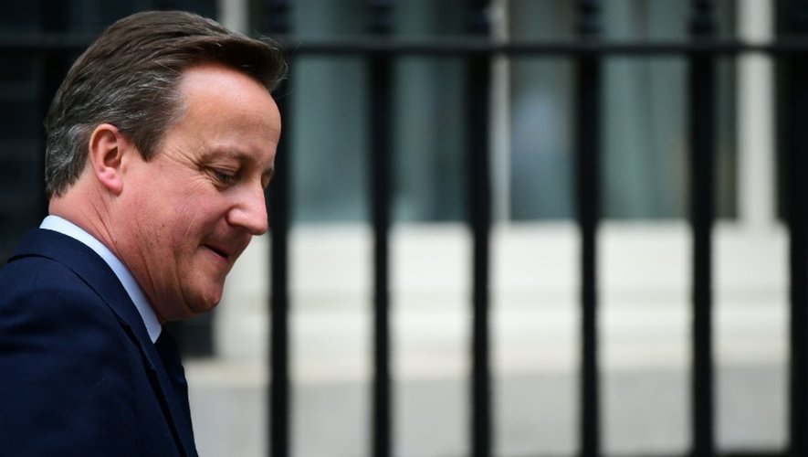 Le Premier ministre britannique David Cameron à Londres, le 27 juin 2016