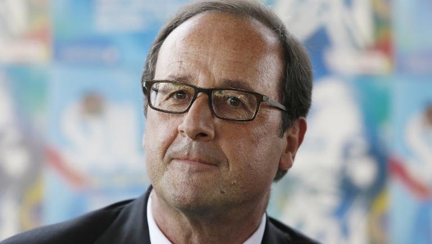 François Hollande au festival Solidays, le 29 juin 2014 à Paris