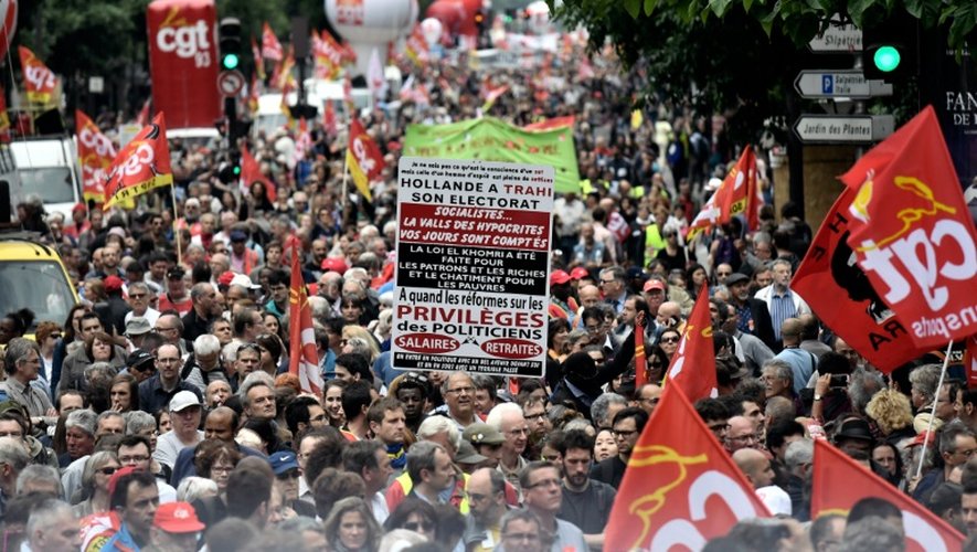Manifestation contre la loi travail, le 28 juin 2016 à Paris