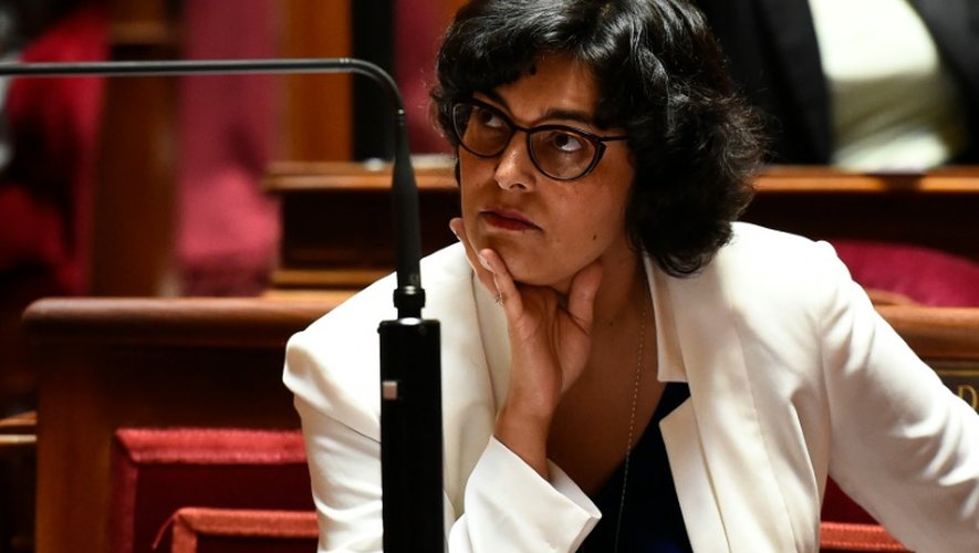 La ministre du Travail Myriam El Khomri, le 28 juin 2016 à l'Assemblée nationale à Paris