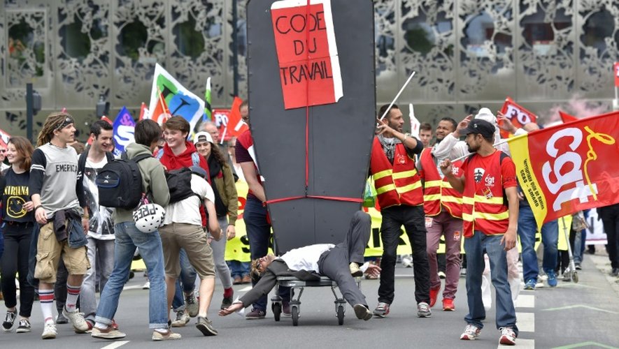 Manifestation contre la loi travail, le 28 juin 2016 à Nantes