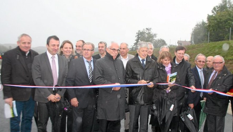 Le tronçon de 7,6 km a été inauguré samedi, notamment par Martin Malvy, président de la région Midi-Pyrénée.