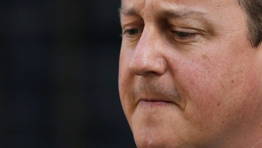 David Cameron fait une déclaration à la presse annonçant sa démission après avoir perdu le référendum le 24 juin 2016 à Downing Street