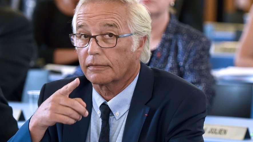François Rebsamen, ministre du Travail, lors de l'élection du maire de Dijon, le 10 août 2015