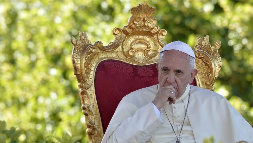 Le pape François à Castelpetroso, le 5 juillet 2014