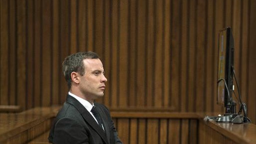 Oscar Pistorius le 7 juillet 2014 au tribunal de Pretoria