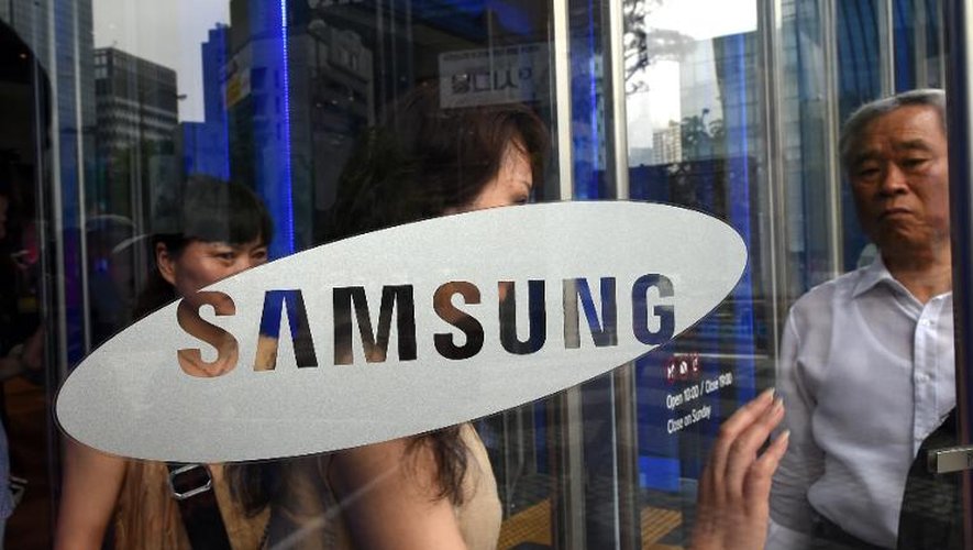 Magasin de la marque Samsung à Séoul, le 8 juillet 2014