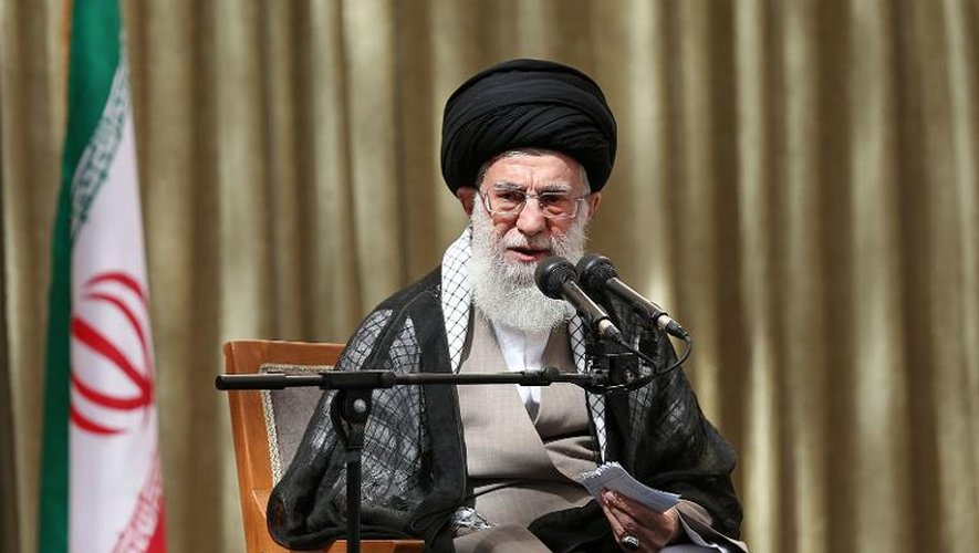 Le guide suprême iranien Ali Khamenei le 4 juin 2014 à Téhéran