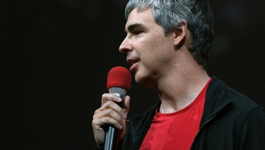 Larry Page un des cofondateurs de Google, le 15 mai 2013 à San Fransisco