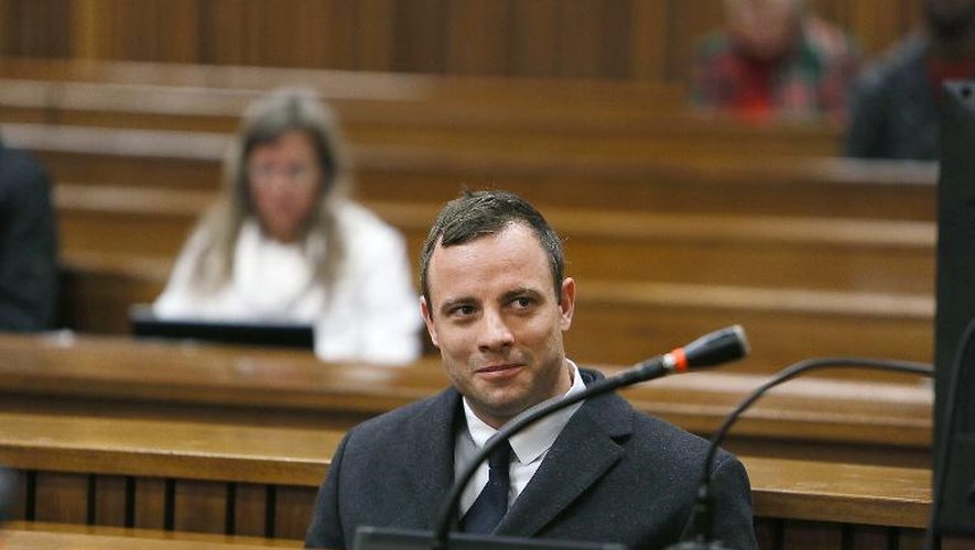 Oscar Pistorius lors de son procès à Pretoria le 8 juillet 2014