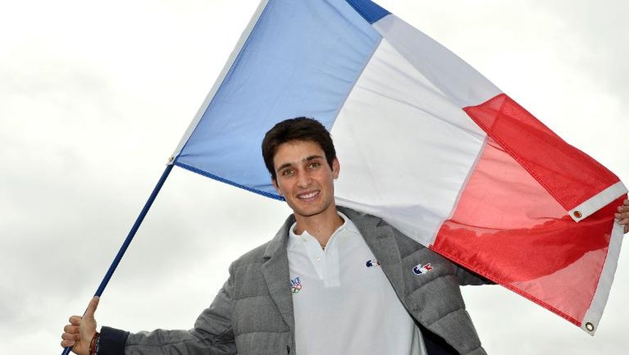 Le Français Jason Lamy Chappuis désigné porte-drapeau de l'équipe de France pour les JO de Sotchi en Russie, le 14 octobre 2013