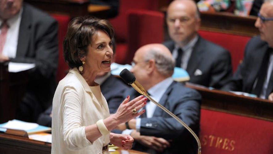 La ministre de la Santé et des Affaires sociales Marisol Touraineà l'Assemblée nationale le 24 juin 2014, à Paris