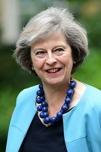 La ministre britannique de l'Intérieur Theresa May au 10 Downing Street le 27 juin 2016
