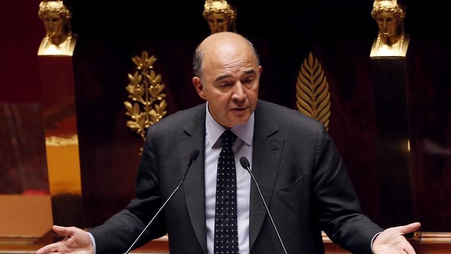 Le ministre de l'Economie et des Finances, Pierre Moscovici, le 18 septembre 2013 à l'Assemblée nationale, à Paris