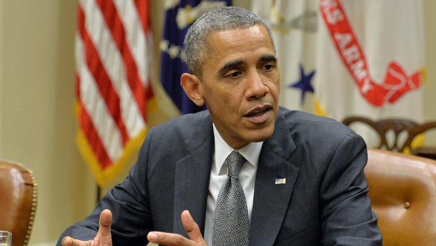 Barack Obama à la Maison Blanche à Washington DC, le 11 octobre 2013