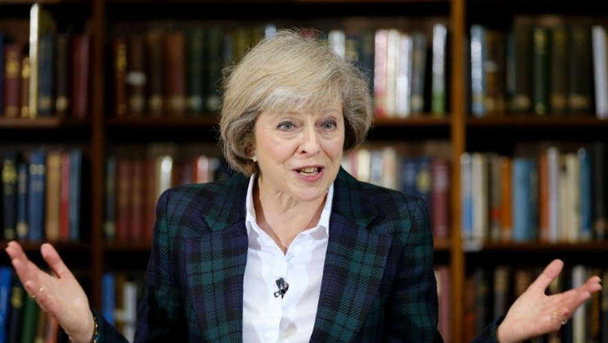 Theresa May lors d'une conférence de presse le 30 juin 2016 à Londres