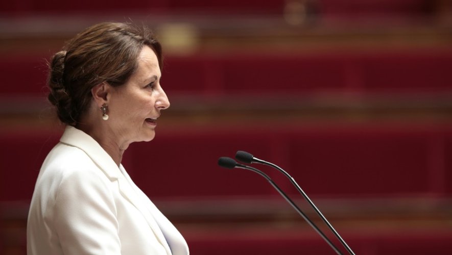 La ministre française de l'Ecologie Ségolène Royal à l'Assemblée Nationale, le 22 juillet 2015