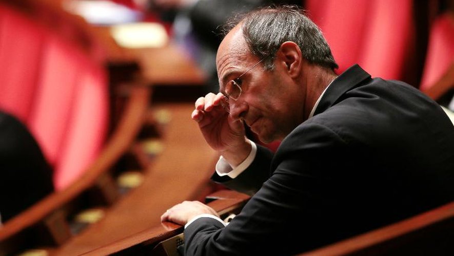 Eric Woerth lors des questions au gouvernement le 8 octobre 2013 à l'Assemblée nationale à Paris