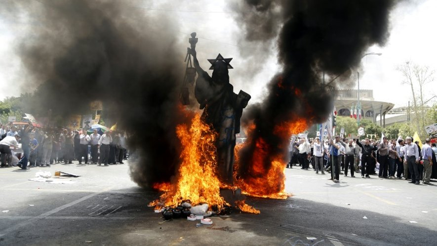 Manifestation à Téhéran contre Israël, le 1er juillet 2016