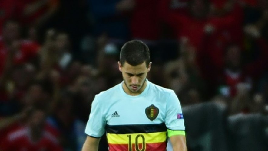 L'attaquant de la Belgique Eden Hazard lors du quart de finale de l'Euro face à la Belgique au stade Pierre-Mauroy, le 1er juillet 2016