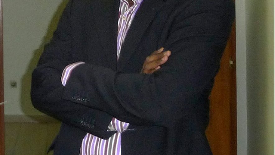 Le journaliste angolais et militant des droits de l'Homme Rafael Marques de Morais lors d'une audience au tribunal de Luanda, le 28 mai 2015