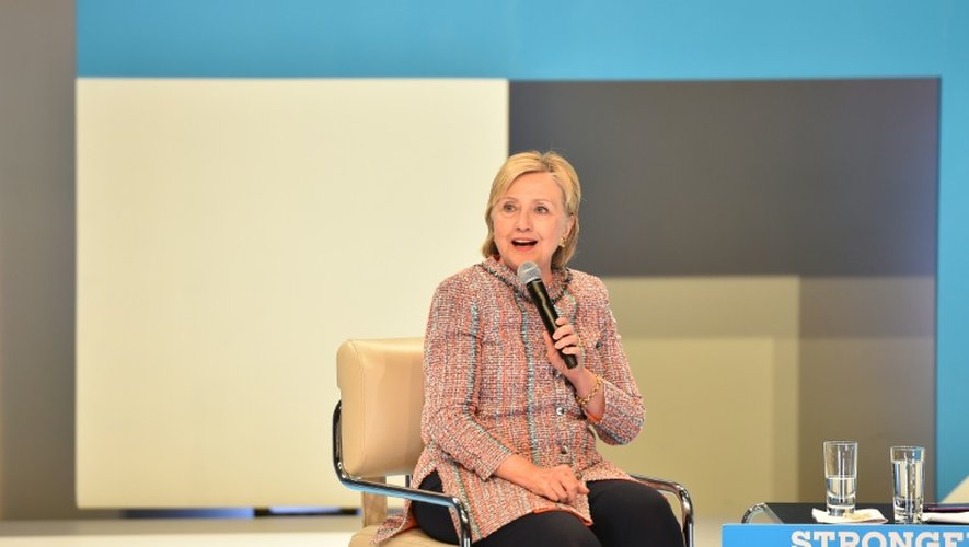 La candidate démocrate à l'élection présidentielle américaine Hillary Clinton , le 28 juin 2016 à Hollywood