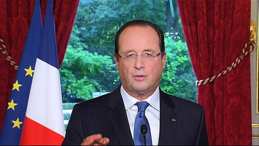 Capture vidéo de François Hollande à l'Elysée, le 19 octobre 2013